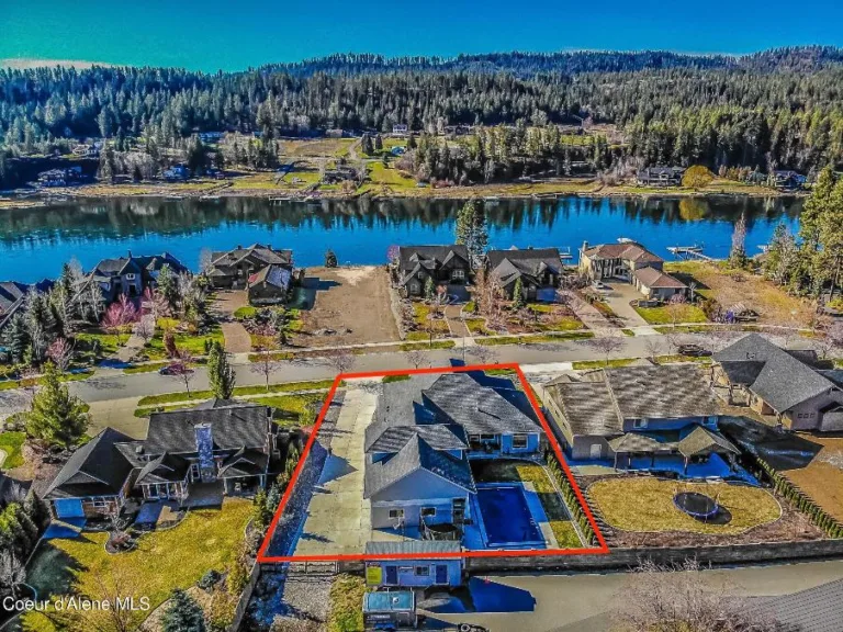 4732 W MILL RIVER CT Custom luxury home on Mill River Court with river views in Coeur d'Alene Idaho