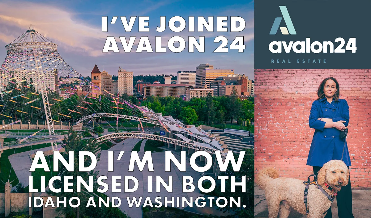 Erika Solberg announces joining Avalon 24 Real Estate and becoming licensed in Idaho and Washington.